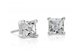 2 ct. tw Princess-Cut Diamond Stud Earrings